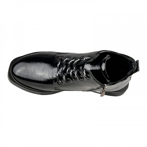 Ботинки Женские кожаные SPRINGER 3111 401 Lak черный