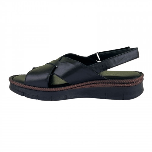 Босоножки Женские кожаные ROVIGO 1020 01 черный