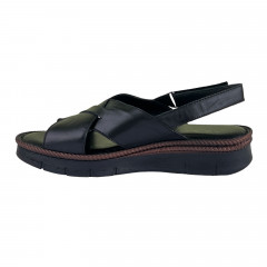 Босоножки Женские кожаные ROVIGO 1020 01 черный