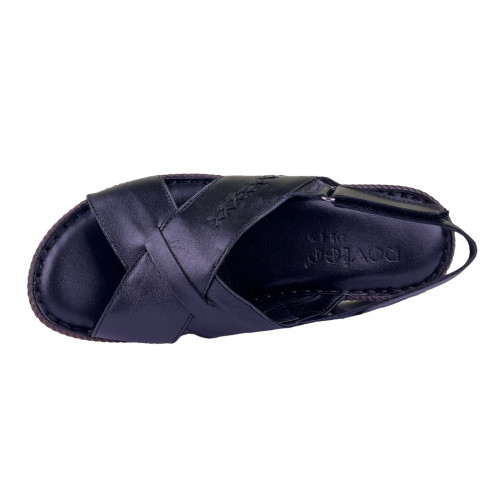 Босоножки Женские кожаные ROVIGO 1020 01 черный