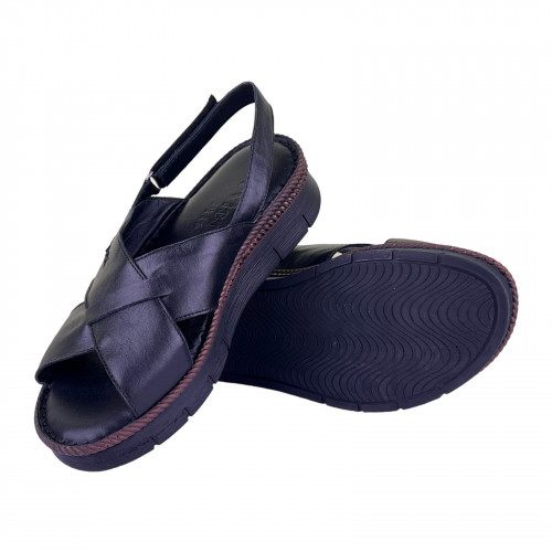 Босоножки Женские кожаные ROVIGO 1020 01 черный