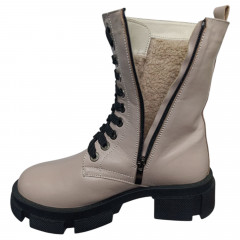 Черевики жіночі шкіряні TIFANI БЕРЦ візон хутро