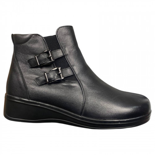 Черевики жіночі шкіряні BODRUM 7166 чорні