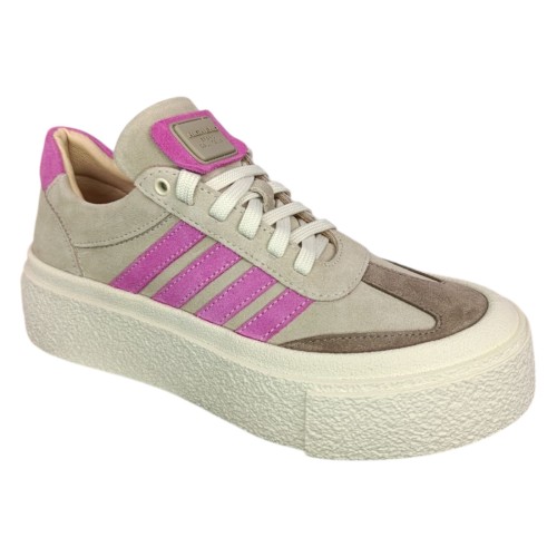 Кеды женские замшевые MARCCO DASTR Roza 3386 бежевые