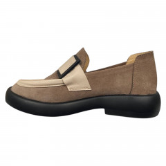 Лоферы женские кожаные MARCCO 2121 Lofer mokko