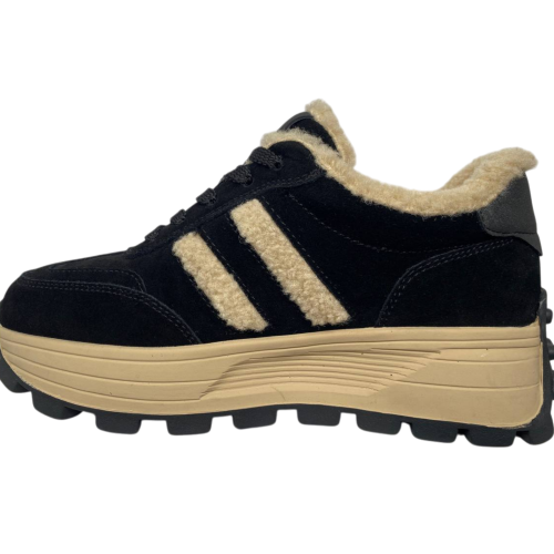 Черевики жіночі замшеві ALLSY 202926 хутро