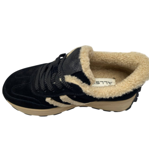 Черевики жіночі замшеві ALLSY 202926 хутро