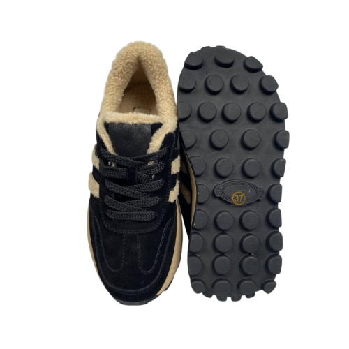 Черевики жіночі замшеві ALLSY 202926 хутро