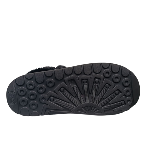 Черевики жіночі шкіряні FOOT STEP 551 чорні хутро