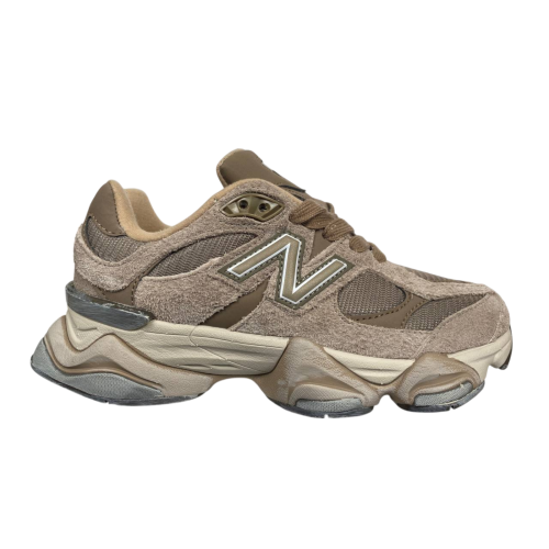 Кроссовки женские замшевые текстильные New Balance B9060-80 brown-grey