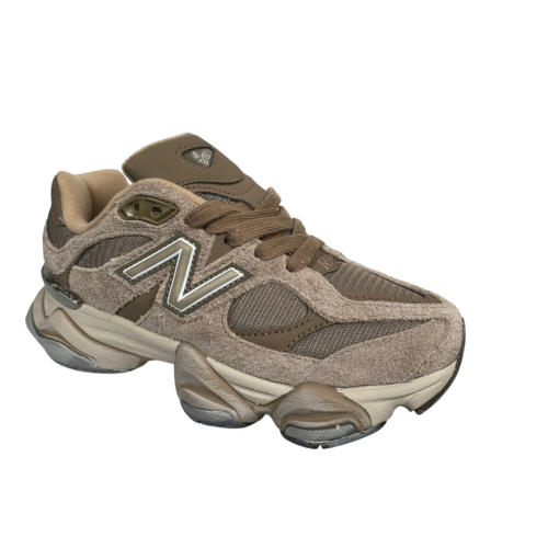 Кроссовки женские замшевые текстильные New Balance B9060-80 brown-grey