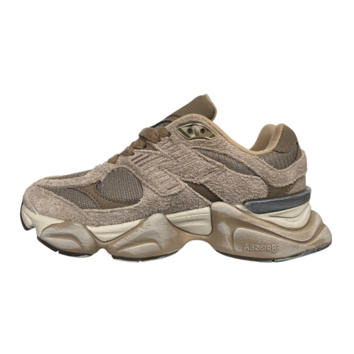 Кроссовки женские замшевые текстильные New Balance B9060-80 brown-grey