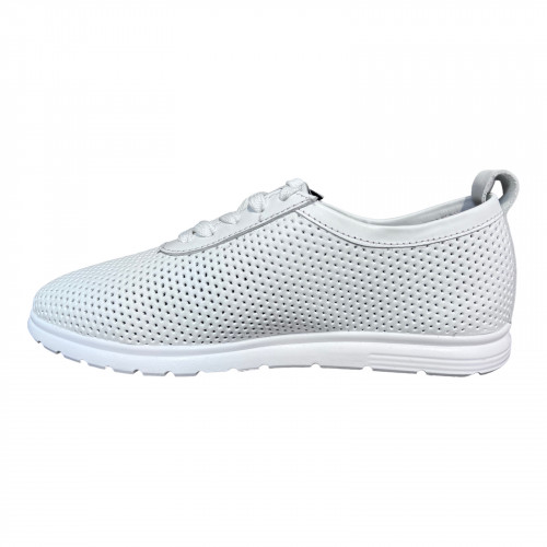 Кросівки Жіночі шкіряні LONYS 261 05 білий перфорація