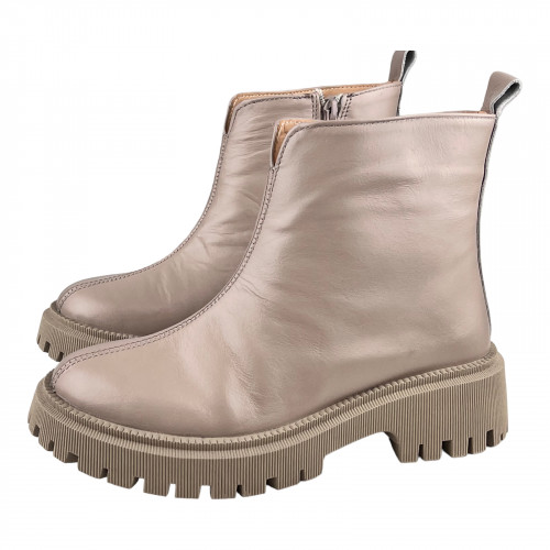 Черевики Жіночі шкіряні SPRINGER 2251-6 бежевий