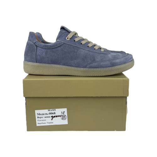 Кеды Женские замшевые MASIS 0068 15 джинс