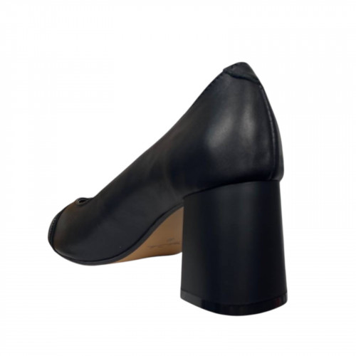 Туфли женские кожаные каблук ANGELS 3247/6 черные