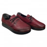 Туфли женские кожаные RIKEL 885 бордовые