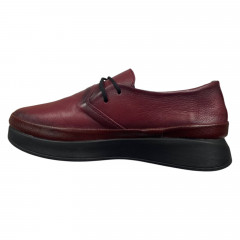 Туфли женские кожаные RIKEL 885 бордовые