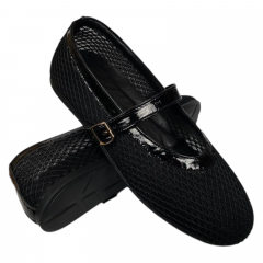 Балетки женские с ремешком CAMELLIA 235 01 черные