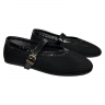 Балетки женские с ремешком CAMELLIA 235 01 черные