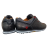 Кросівки чоловічі шкіряні перфорація LORD K1 01 чорні