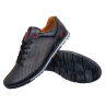 Кросівки чоловічі шкіряні перфорація LORD K1 01 чорні