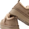 Жіночі Угги ALLSY 200807 бежевий замш хутро