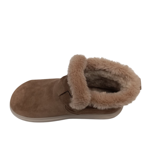 Черевики жіночі замшеві FOOT STEP 551 22 горіх хутро