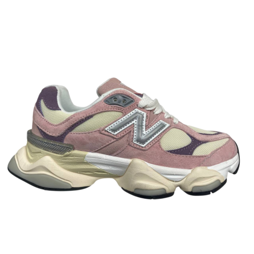 Кроссовки женские замшевые текстильные New Balance B9060-103 pink-beige