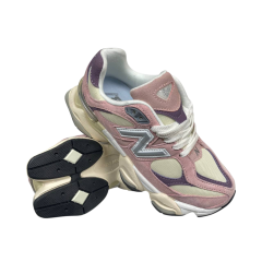 Кроссовки женские замшевые текстильные New Balance B9060-103 pink-beige