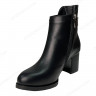 Ботинки женские кожаные  STARMANIA 603 D байка чорна