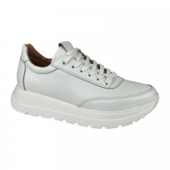 Кроссовки Женские кожаные MASIS 9090 05 белый