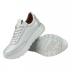 Кроссовки Женские кожаные MASIS 9090 05 белый