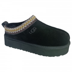 Угги жіночі замшеві UGG 1122553 чорний хутро