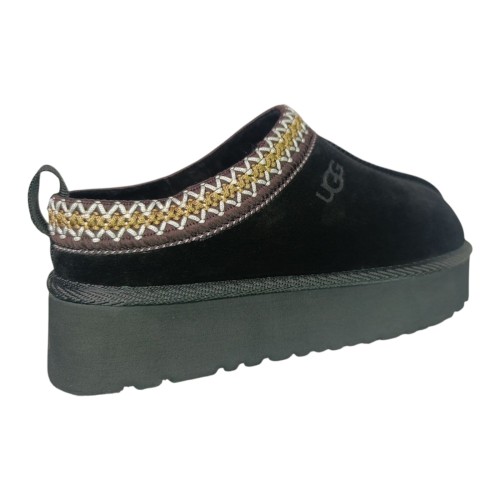 Угги жіночі замшеві UGG 1122553 чорний хутро