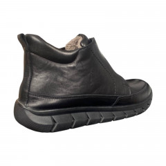 Черевики жіночі шкіряні CANBERK 3620 01 чорні хутро