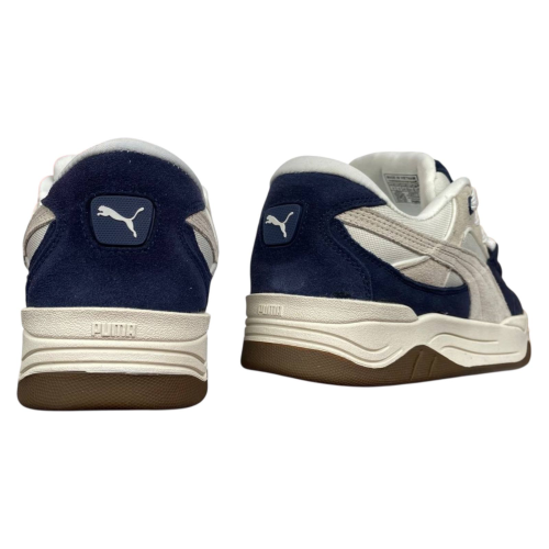 Сникеры мужские замшевые PUMA Sneakers 180-9 бело синие 