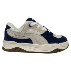 Сникеры мужские замшевые PUMA Sneakers 180-9 бело синие 