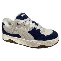 Сникеры мужские замшевые PUMA Sneakers 180-9 бело синие 