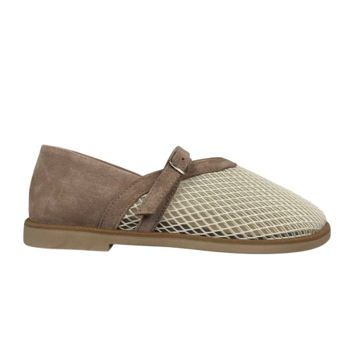 Лоферы женские замшевые текстильные Marcco CITY Shore бежевые