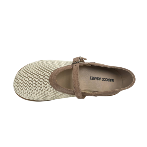 Лоферы женские замшевые текстильные Marcco CITY Shore бежевые