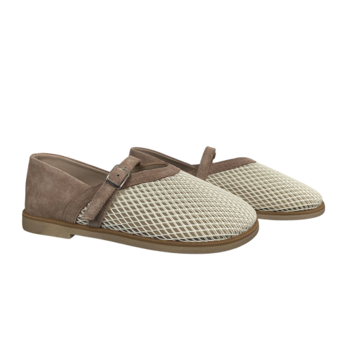 Лоферы женские замшевые текстильные Marcco CITY Shore бежевые