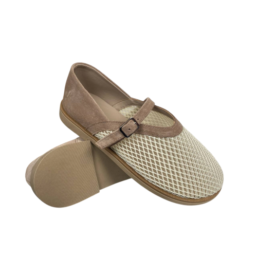 Лоферы женские замшевые текстильные Marcco CITY Shore бежевые