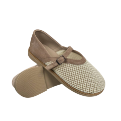 Лоферы женские замшевые текстильные Marcco CITY Shore бежевые