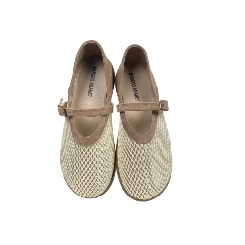 Лоферы женские замшевые текстильные Marcco CITY Shore бежевые