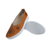 Мокасины женские кожаные ATO 10065 taba
