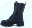 Черевики Жіночі шкіряні берц PRELLESTA 1296 чорний