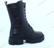 Черевики Жіночі шкіряні берц PRELLESTA 1296 чорний