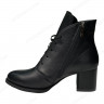 Ботинки женские кожаные  STARMANIA 604 D байка чорна 