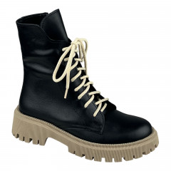 Ботинки Женские кожаные SPRINGER 027-2 черный